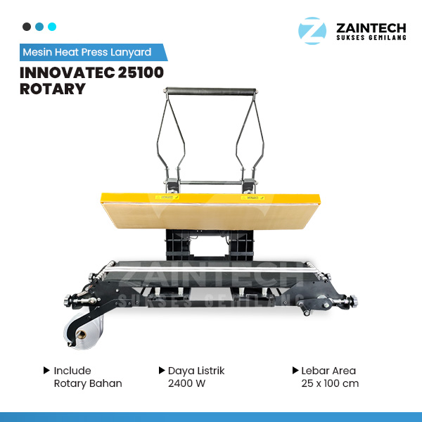 Serupa Mesin Heat Press Lanyard INNOVATEC 25100 Rotary